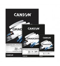 Canson Graduate 120 gr A5 20yp Siyah Çizim Defteri